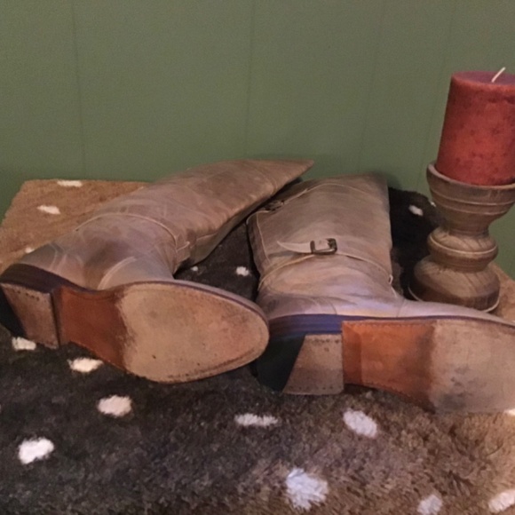 Frye Dorado Harness/Buckled Riding Boots - Picture 6 of 10